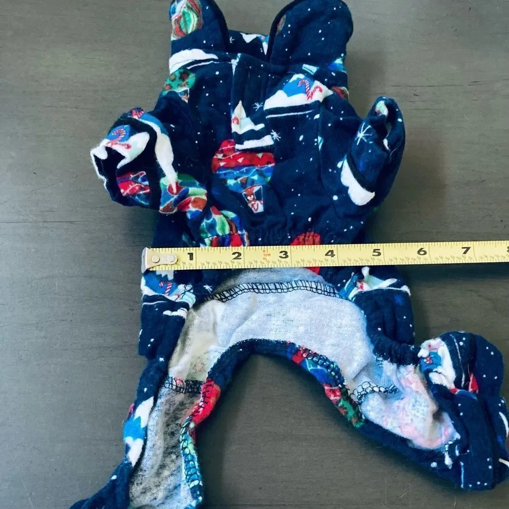 Dog Pajamas Flannel Hot Air Balloon XS